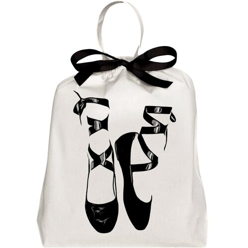Pointe Ballerina Shoe Bag, Cream