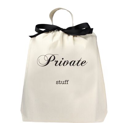 Grand sac Private Stuff, crème