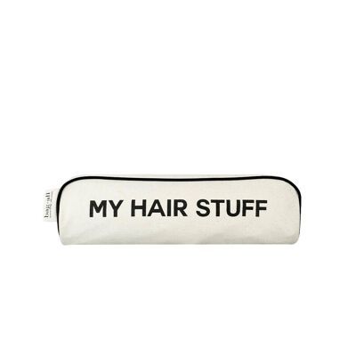 Estuche de viaje Hair Stuff, color crema