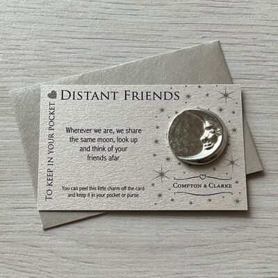 Distant Friends Pocket Charm