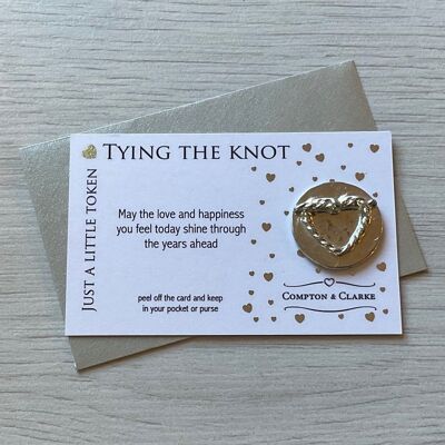 Tying the Knot Carded Charm