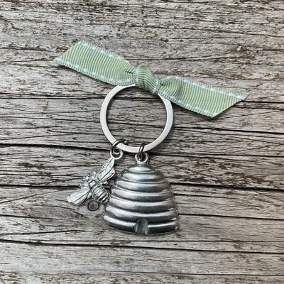 Bee & Hive Keyring