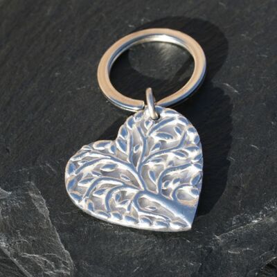 Filigree Heart Keyring