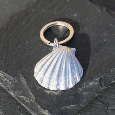 Scallop Shell Keyring