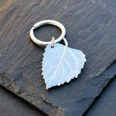 Shimmering Leaf Keyring