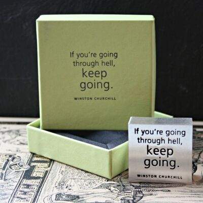 Keep Going Paperweight