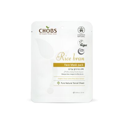 CHOBS Rice Bran Mask Pack