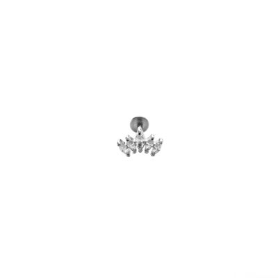 Piercing Iva Crown - Argent