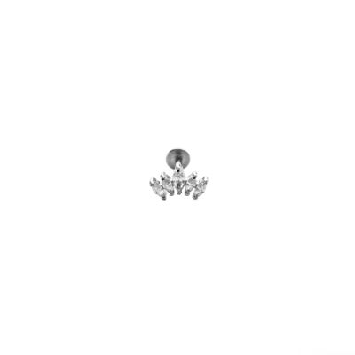 Piercing Iva Crown - Silver
