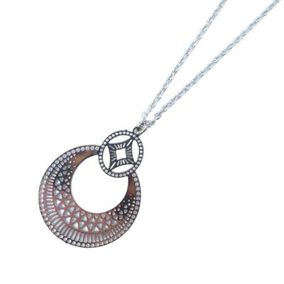 Bohemian Silver Plated Necklace