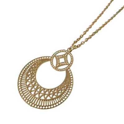 Bohemian Gold Plated Necklace