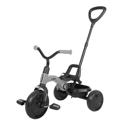 Qplay Ant Plus Gray Folding Trike with Push Bar
