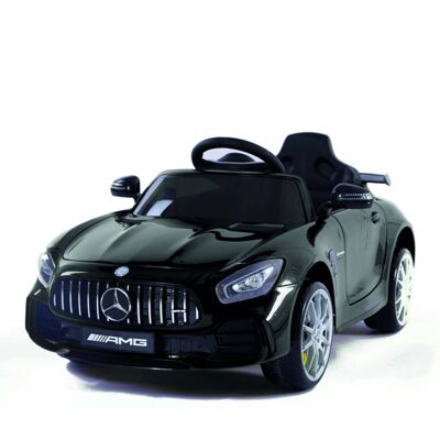 Auto elettrica - Mercedes GTR nera con radiocomando