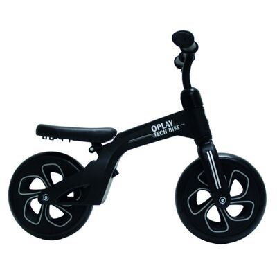 QPlay Tech Balance Kids Bike - Black