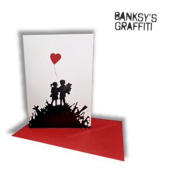 Banksy Biglietto Augurale - Kids On Guns Hill 1
