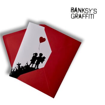 Banksy Biglietto Augurale - Kids On Guns Hill 3
