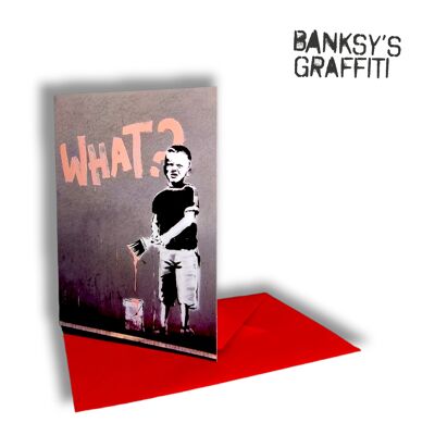 Biglietto Augurale di Banksy - ¿Cosa?