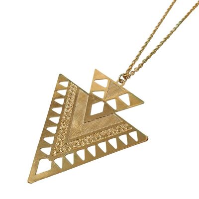 Gold plated Arrow necklace