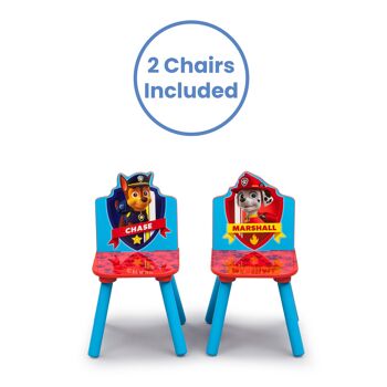 Ensemble table et chaises de rangement Paw Patrol - Bleu/Rouge 3