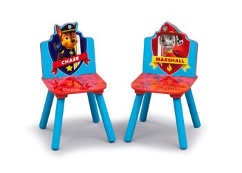 Ensemble table et chaises de rangement Paw Patrol - Bleu/Rouge 6