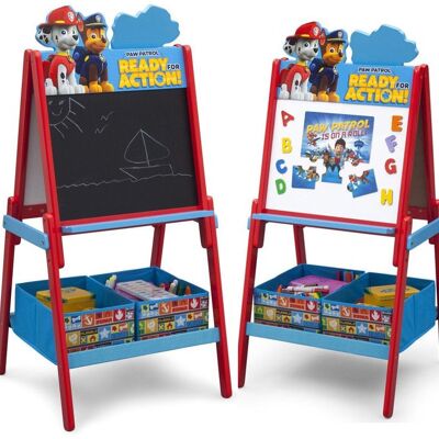 Paw Patrol Dubbelsided Storage Easel - Blue/Red