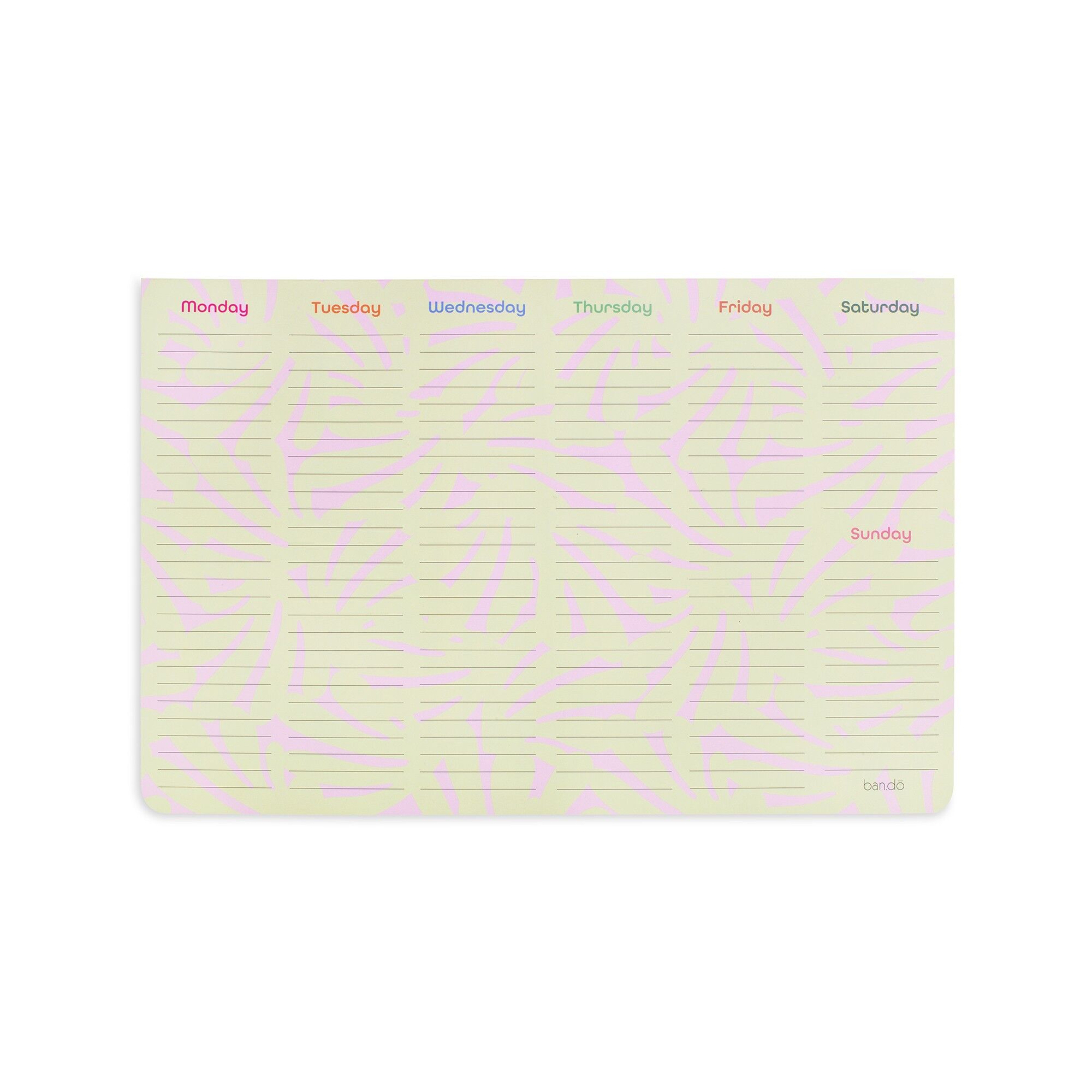 Mega-Schreibtisch-Notizblock für jede Woche