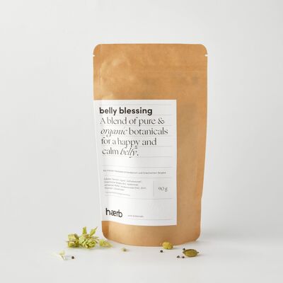 bendición del vientre // cardamomo y té griego de montaña - Bolsa Clásica (90 g / 20 raciones)