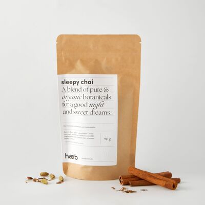 sleepy chai // cannella e valeriana - Borsa classica (90g / 18 porzioni)