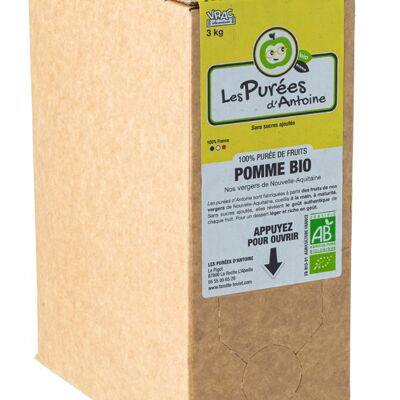 Purée de Pomme BIO BIB 3KG