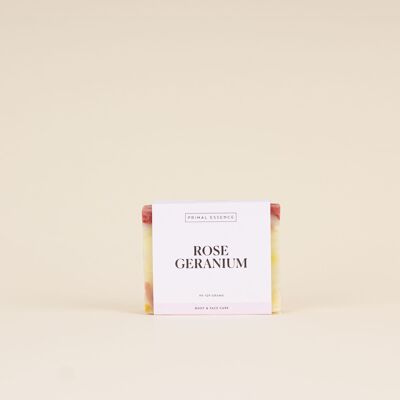 ROSE GERANIUM body & face soap - 100g