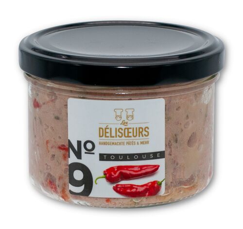 Pâté No. 9 Toulouse - Pastete mit geröstetem Spitzpaprika und Knoblauch, 180 g