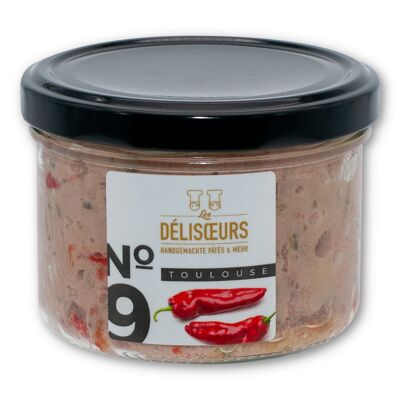 Pâté No. 9 Toulouse - Pate with roasted pointed peppers and garlic, 180 g