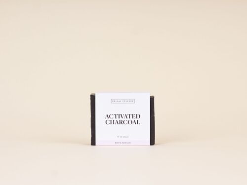 ACTIVATED CHARCOAL body & face soap - 100g