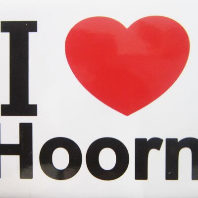 Imán de nevera I Love Hoorn