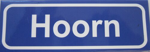 Fridge Magnet Town sign Hoorn