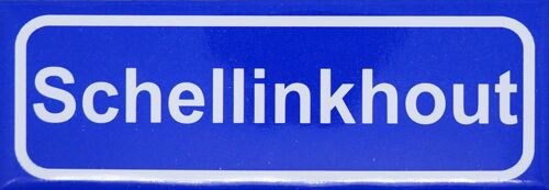 Fridge Magnet Town sign Schellinkhout