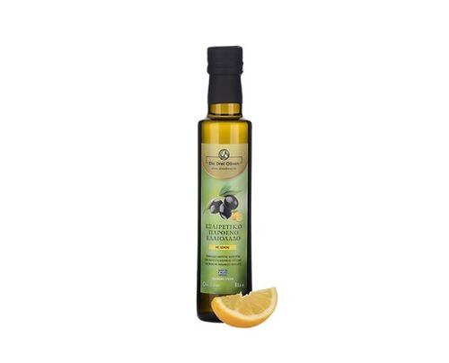 250 ml Olivenöl mit frischer Zitrone