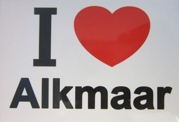 Aimant de réfrigérateur J'aime Alkmaar 1