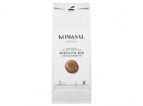 Biscuits chocolat noisette farine pois chiche 120g