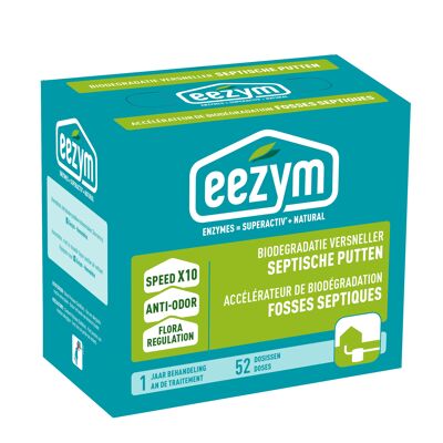 Eezym - Accélérateur de biodégradation fosses septiques (52 doses)