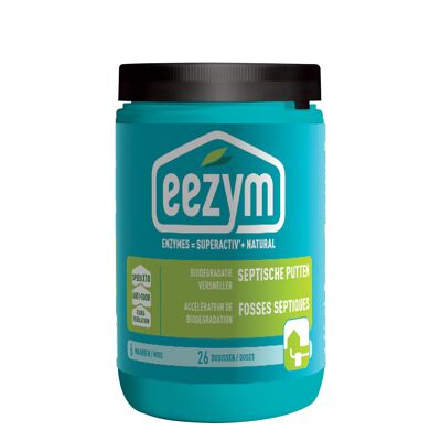 Eezym - Accélérateur de biodégradation fosses septiques (26 doses)