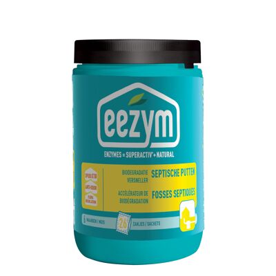 Eezym - Accélérateur de biodégradation fosses septiques (26 sachets solubles)