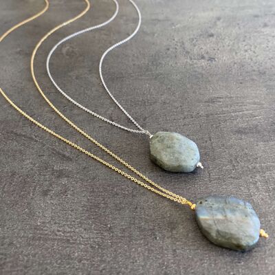 Necklace N°1 - Bastet - Labradorite