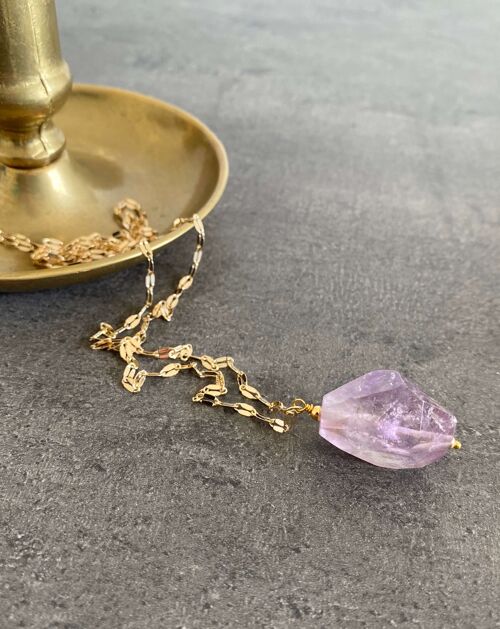 Sautoir N°2 - Athéna - Améthyste