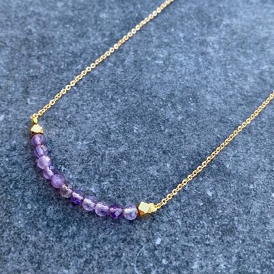 Necklace N°2 - Athena - Amethyst