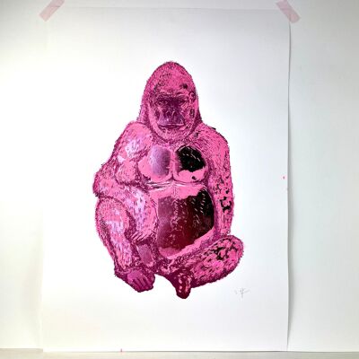 Gorilla | Pink, Camp und Glänzend