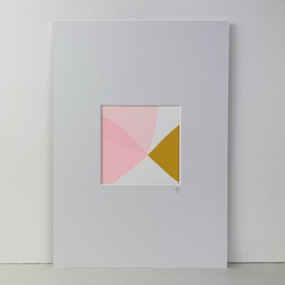 Mounted Mini Abstract | Simple (1/1)