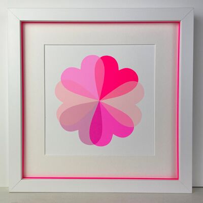 Small HEARTS & FLOWERS | Mini Pink