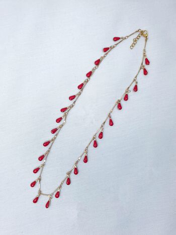 Collier Gloria Rouge 5