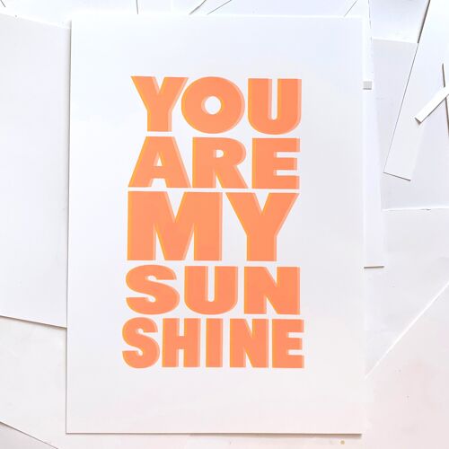 YOU ARE MY SUNSHINE | A3 | PEACH